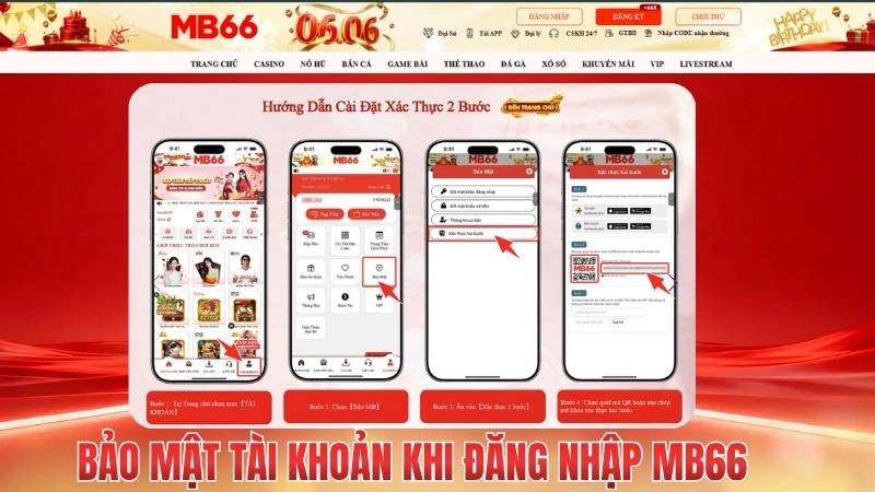 Bảo Mật Tài Khoản Khi Đăng Nhập MB66